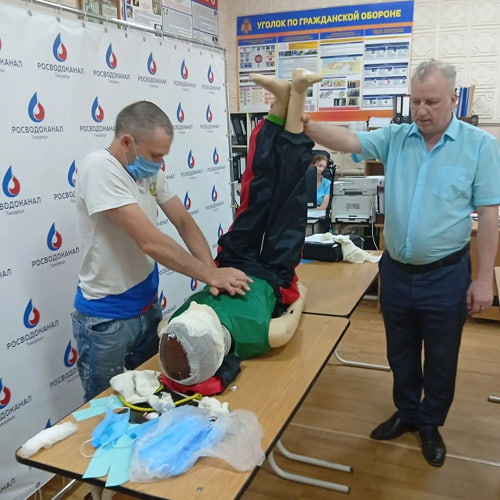 «РВК Тихорецк» осваивает навыки первой помощи: двухдневный интенсив от АНО ДПО «НИО»